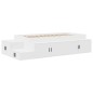 vidaXL Struttura del Letto con Deposito Bianco 75x190 cm vidaXL Struttura del Letto con Deposito Bianco 75x190 cm