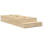 vidaXL Struttura letto con contenitore in rovere Sonoma 80x200 cm