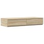vidaXL Struttura letto con contenitore in rovere Sonoma 80x200 cm