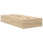 vidaXL Struttura letto con contenitore in rovere Sonoma 80x200 cm