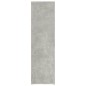 Credenza Grigio Cemento 80x30x106 cm in Legno Multistrato Credenza Grigio Cemento 80x30x106 cm in Legno Multistrato