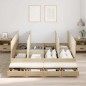 vidaXL Struttura letto rovere Sonoma 200x200 cm vidaXL Struttura letto rovere Sonoma 200x200 cm