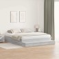 vidaXL Struttura Letto Grigio Sonoma 200x200 cm vidaXL Struttura Letto Grigio Sonoma 200x200 cm