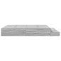 vidaXL Struttura Letto Grigio Sonoma 200x200 cm vidaXL Struttura Letto Grigio Sonoma 200x200 cm