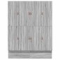 vidaXL Struttura Letto Grigio Sonoma 200x200 cm vidaXL Struttura Letto Grigio Sonoma 200x200 cm