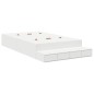 vidaXL Struttura Letto contenitore Bianco 120x200 cm