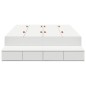 vidaXL Struttura Letto contenitore Bianco 120x200 cm