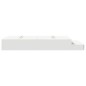 vidaXL Struttura Letto contenitore Bianco 120x200 cm
