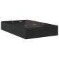 vidaXL Struttura letto Rovere Nero 120x200 cm vidaXL Struttura letto Rovere Nero 120x200 cm