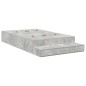 vidaXL Struttura Letto Grigio cemento 120x200 cm vidaXL Struttura Letto Grigio cemento 120x200 cm