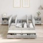 vidaXL Struttura Letto Grigio cemento 120x200 cm vidaXL Struttura Letto Grigio cemento 120x200 cm