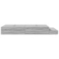 vidaXL Letto grigio sonoma 120x200 cm vidaXL Letto grigio sonoma 120x200 cm
