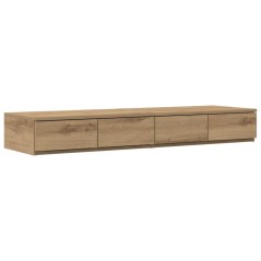 vidaXL Struttura Letto con Contenitore Rovere Artigianale 120x200 cm