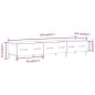 Mobile Porta TV Bianco Lucido 150x34,5x30 cm Legno Multistrato Mobile Porta TV Bianco Lucido 150x34,5x30 cm Legno Multistrato
