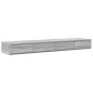 vidaXL Struttura Letto con Contenitore Grigia Sonoma 150x200 cm vidaXL Struttura Letto con Contenitore Grigia Sonoma 150x200 cm