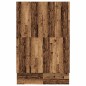 vidaXL Struttura Letto con Contenitore in Legno Vecchio 150x200 cm