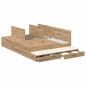 vidaXL Struttura Letto con Contenitore in Rovere Artisan 150x200 cm