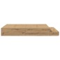 vidaXL Struttura Letto con Contenitore in Rovere Artisan 150x200 cm