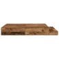 vidaXL Struttura letto con contenitore in legno vecchio 160x200 cm