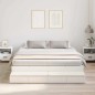vidaXL Struttura letto contenitore Bianca 180x200 cm vidaXL Struttura letto contenitore Bianca 180x200 cm