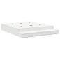 vidaXL Struttura letto contenitore Bianca 180x200 cm vidaXL Struttura letto contenitore Bianca 180x200 cm