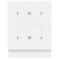 vidaXL Struttura letto contenitore Bianca 180x200 cm vidaXL Struttura letto contenitore Bianca 180x200 cm