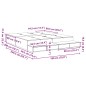 vidaXL Struttura letto contenitore Bianca 180x200 cm vidaXL Struttura letto contenitore Bianca 180x200 cm