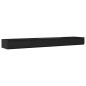 vidaXL Struttura letto contenitore Rovere Nero 180x200 cm