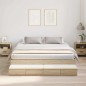 vidaXL Struttura Letto con contenitore in Rovere Sonoma 180x200 cm vidaXL Struttura Letto con contenitore in Rovere Sonoma 180x200 cm