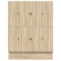 vidaXL Struttura Letto con contenitore in Rovere Sonoma 180x200 cm vidaXL Struttura Letto con contenitore in Rovere Sonoma 180x200 cm