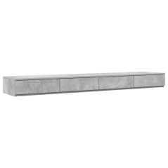 vidaXL Struttura Letto Grigio Calcestruzzo 180x200 cm