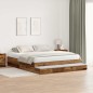 vidaXL Struttura Letto Stoccaggio Legno Vecchio 180x200 cm