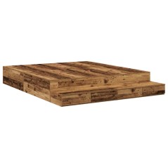 vidaXL Struttura Letto Stoccaggio Legno Vecchio 180x200 cm