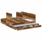vidaXL Struttura Letto Stoccaggio Legno Vecchio 180x200 cm