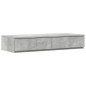 vidaXL Struttura Letto con Contenitore Grigio Cemento 90x190 cm vidaXL Struttura Letto con Contenitore Grigio Cemento 90x190 cm