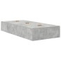 vidaXL Struttura Letto con Contenitore Grigio Cemento 90x190 cm vidaXL Struttura Letto con Contenitore Grigio Cemento 90x190 cm