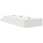vidaXL Struttura letto con contenitore Bianca 75x190 cm vidaXL Struttura letto con contenitore Bianca 75x190 cm