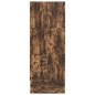 vidaXL Struttura Letto con Contenitore in Rovere Affumicato 75x190 cm