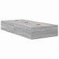 vidaXL Struttura Letto con Contenitore Grigio Sonoma 75x190 cm