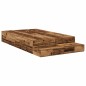 vidaXL Struttura Letto con Contenitore in Legno Invecchiato 120x190 cm