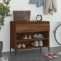 Scarpiera Rovere Fumo 70x36x60 cm in Legno Multistrato Scarpiera Rovere Fumo 70x36x60 cm in Legno Multistrato