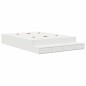 vidaXL Struttura Letto con Contenitore Bianco 140x190 cm vidaXL Struttura Letto con Contenitore Bianco 140x190 cm