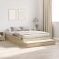 vidaXL Struttura letto con contenitore in Rovere Sonoma 140x190 cm vidaXL Struttura letto con contenitore in Rovere Sonoma 140x190 cm