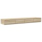 vidaXL Struttura letto con contenitore in Rovere Sonoma 140x190 cm vidaXL Struttura letto con contenitore in Rovere Sonoma 140x190 cm