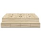 vidaXL Struttura letto con contenitore in Rovere Sonoma 140x190 cm vidaXL Struttura letto con contenitore in Rovere Sonoma 140x190 cm