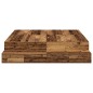 vidaXL Struttura letto con contenitore in legno vecchio 135x190 cm vidaXL Struttura letto con contenitore in legno vecchio 135x190 cm