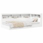 vidaXL Letto a Libreria Bianco 90x200 cm in Legno Ingegnerizzato