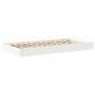 vidaXL Letto a Libreria Bianco 90x200 cm in Legno Ingegnerizzato