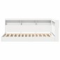 vidaXL Letto a Libreria Bianco 90x200 cm in Legno Ingegnerizzato