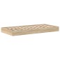 vidaXL Letto Libreria Rovere Sonoma 100x200 cm in Legno Ingenerizzato